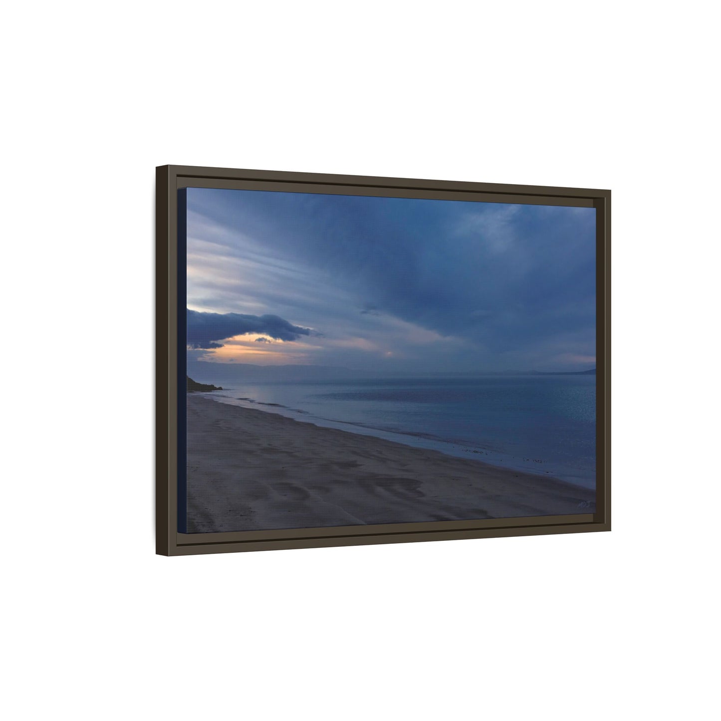 Winter Dawn at Waterloo Beach [6707] | Framed Canvas