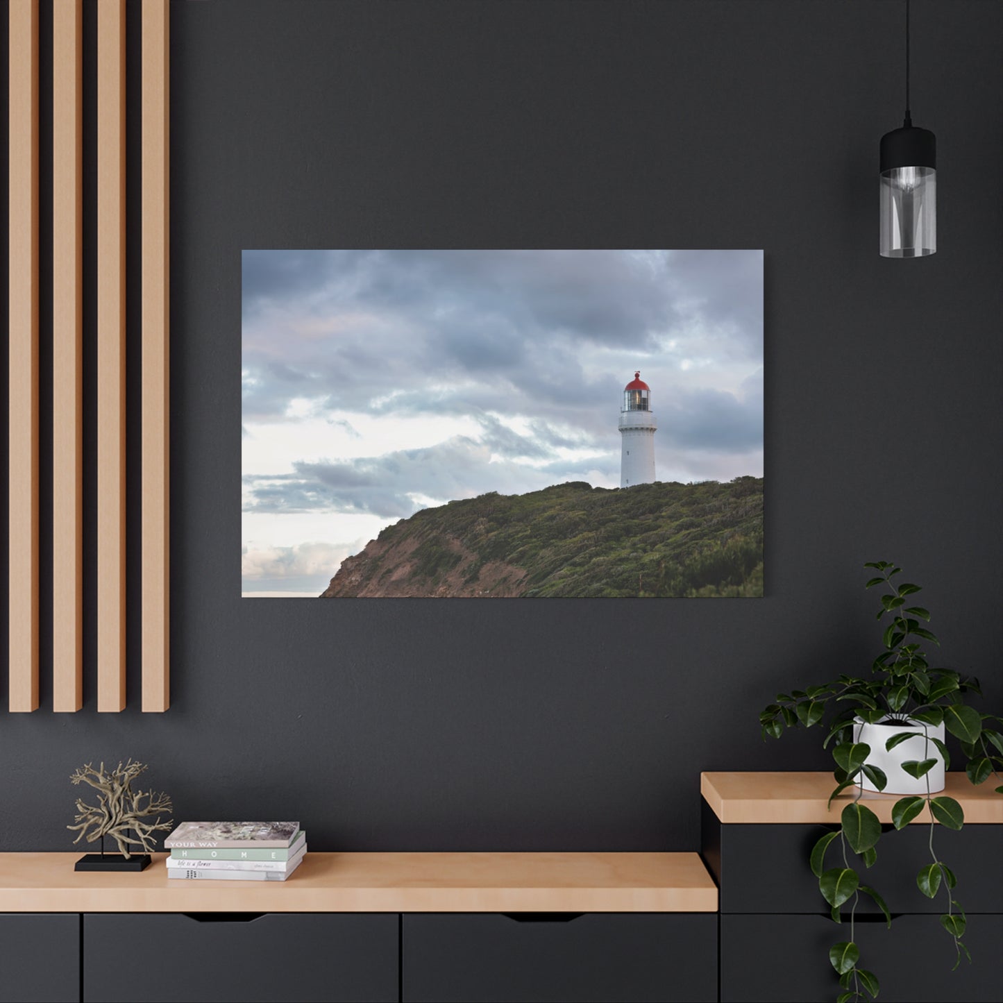 Cape Schank Lighthouse on a Winter Morning 6287 - Thick Matte Canvas Print