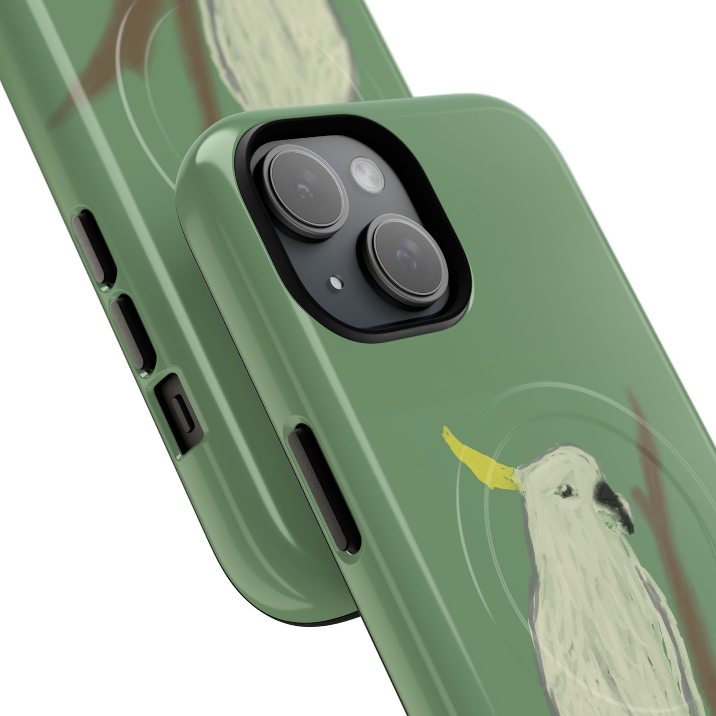 Cockatoo Charm - Tough Magnetic Case (MagSafe® Compatible)