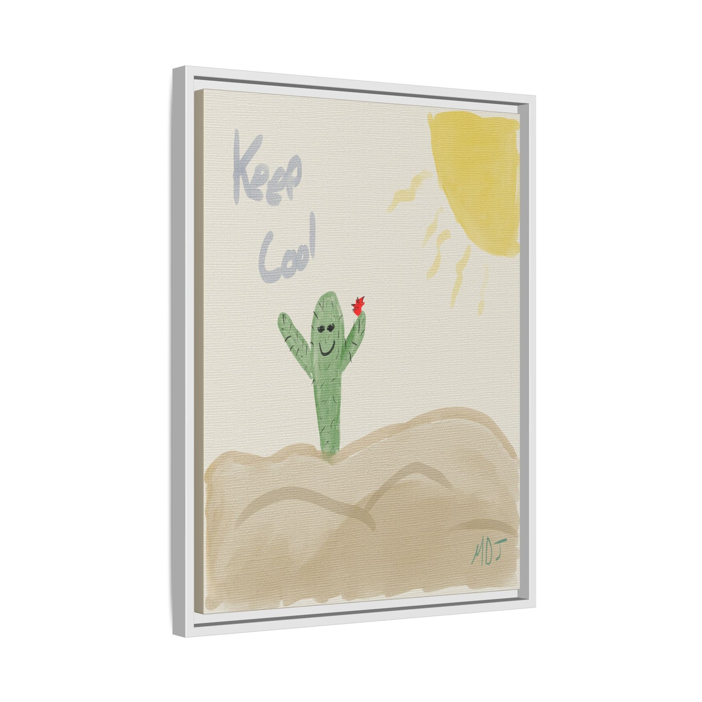 Keep Cool - Framed Canvas Print