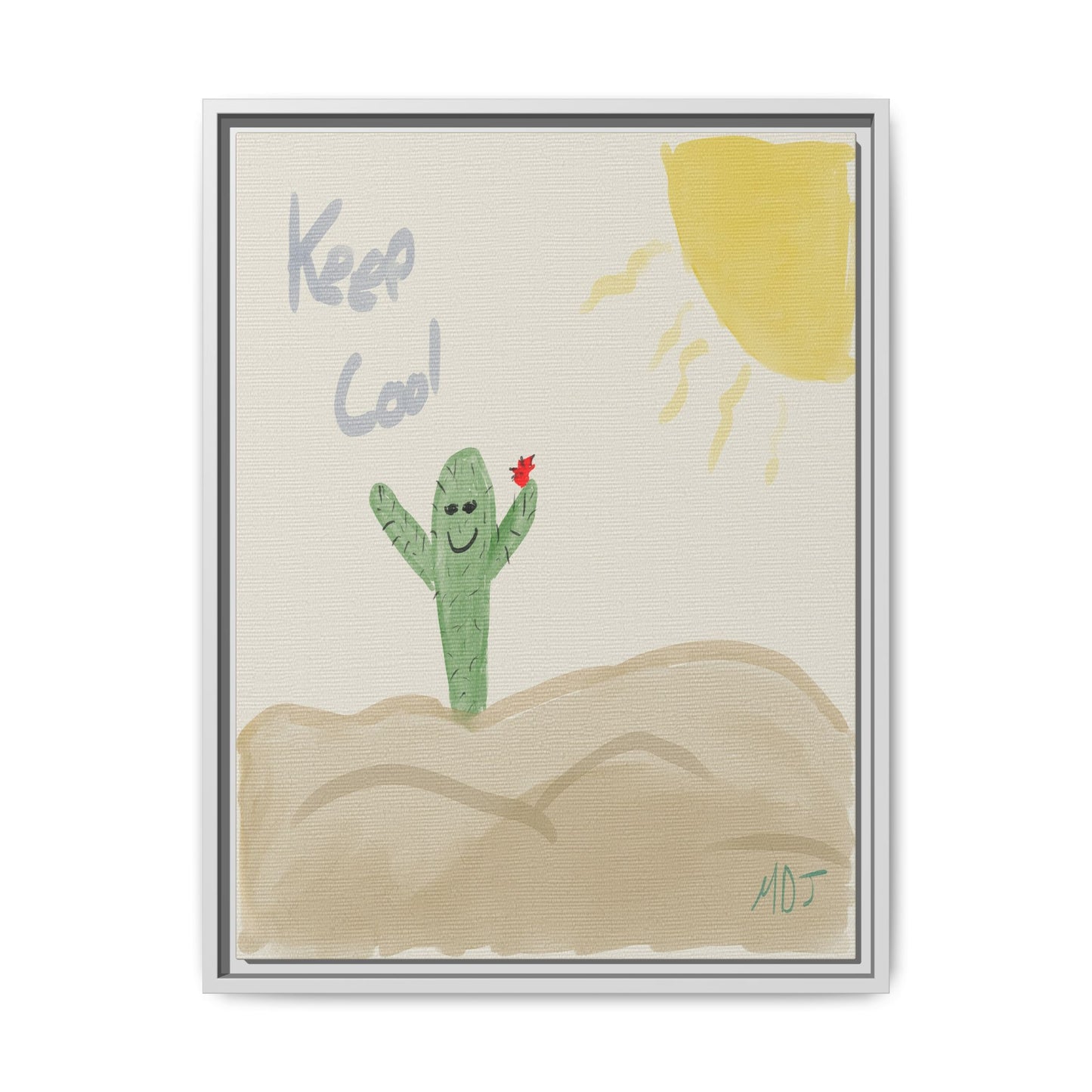 Keep Cool - Framed Canvas Print