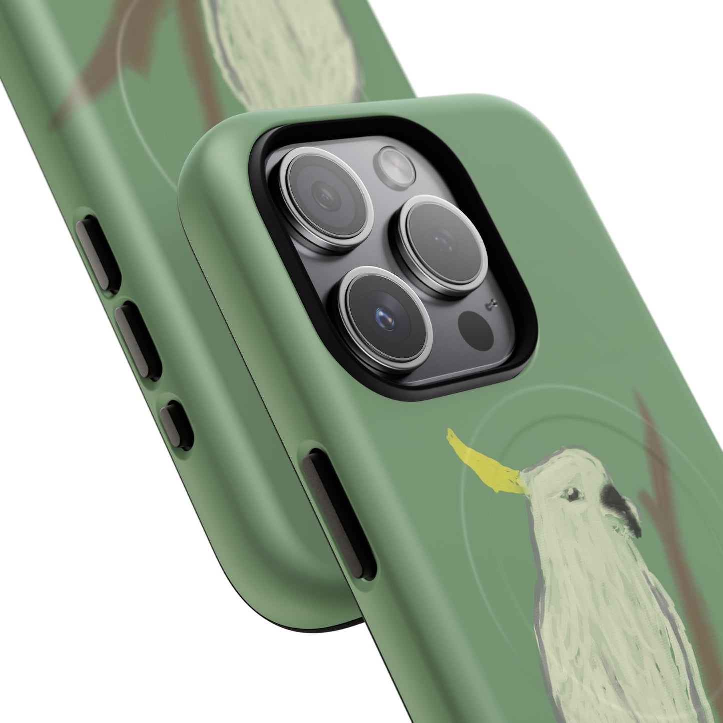 Cockatoo Charm - Tough Magnetic Case (MagSafe® Compatible)