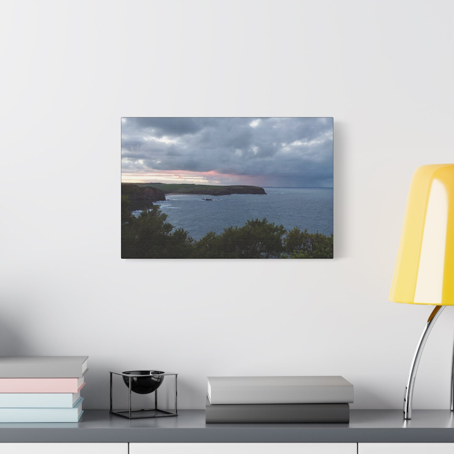 Bushrangers Bay Sunrise 6233: Winter Serenity and Coastal Beauty - Thick Matte Canvas Print