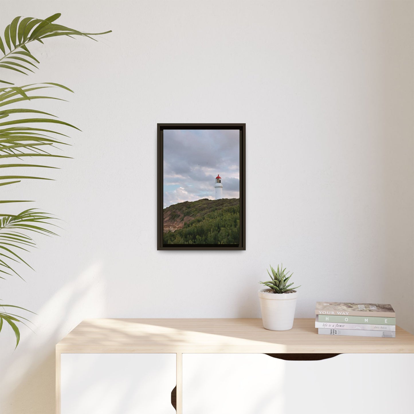 Cape Schank Lighthouse in Winter Light [6286] | Framed Canvas
