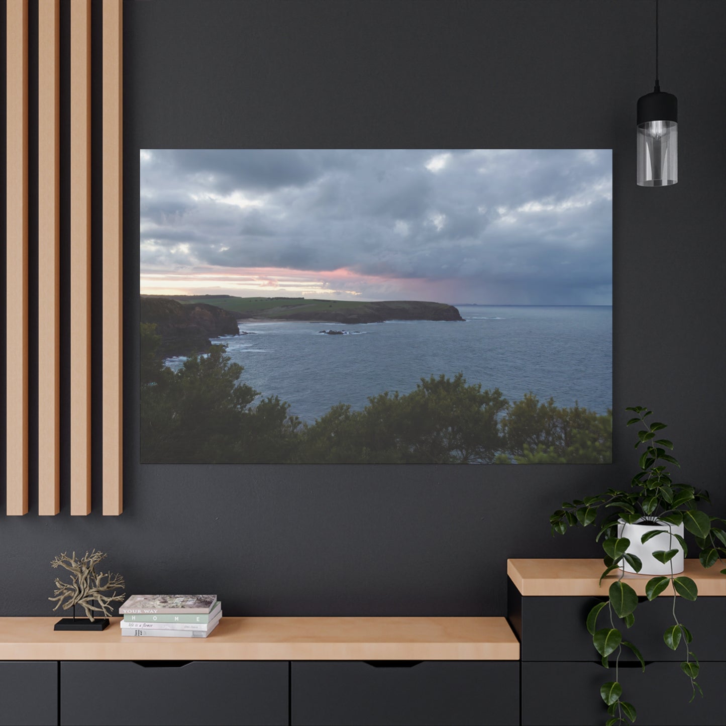 Bushrangers Bay Sunrise 6233: Winter Serenity and Coastal Beauty - Thick Matte Canvas Print