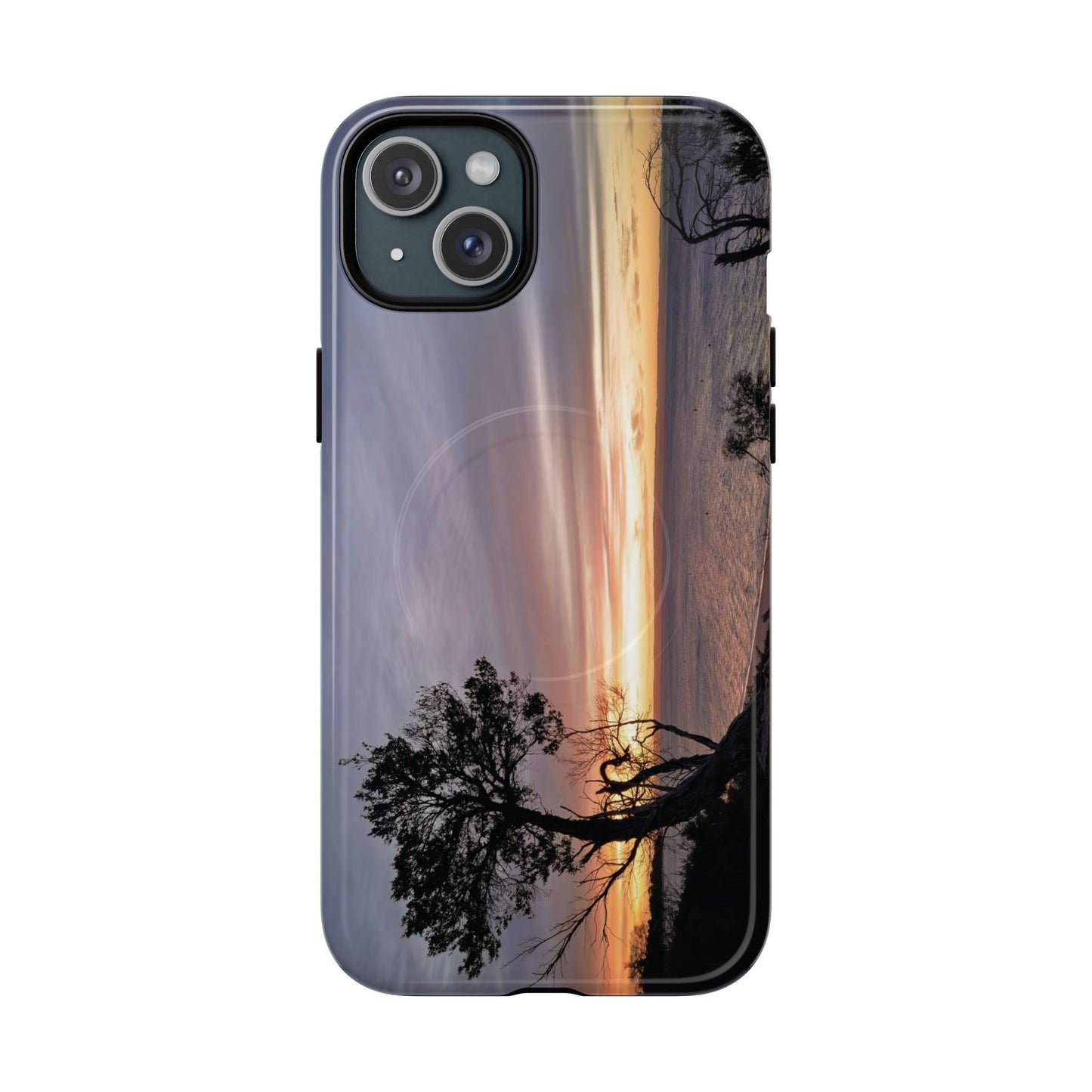 A Tranquil Evening: The Sunset Over Cowes - Tough Magnetic Cases