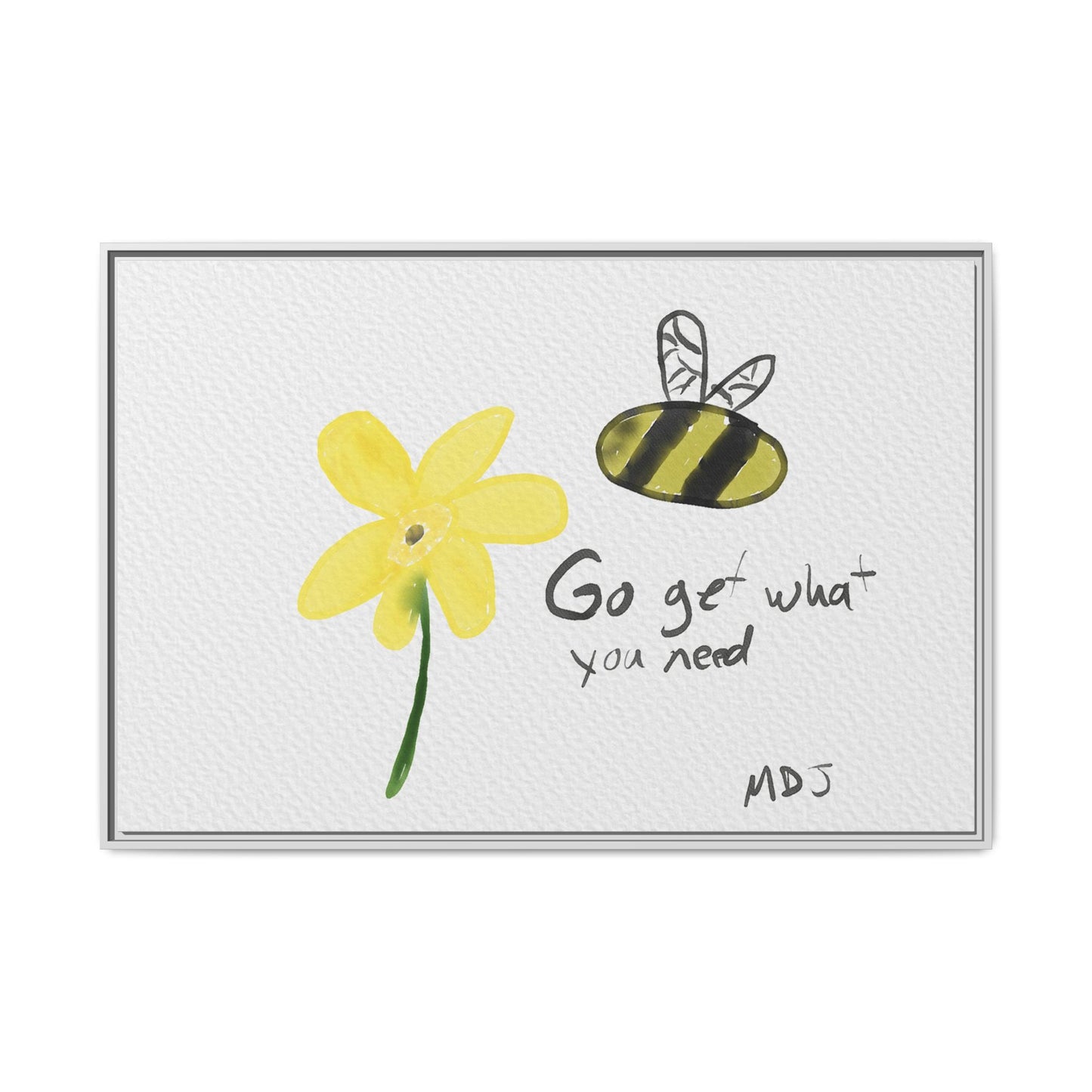 Bumble Flower | The Framed Canvas Deployment