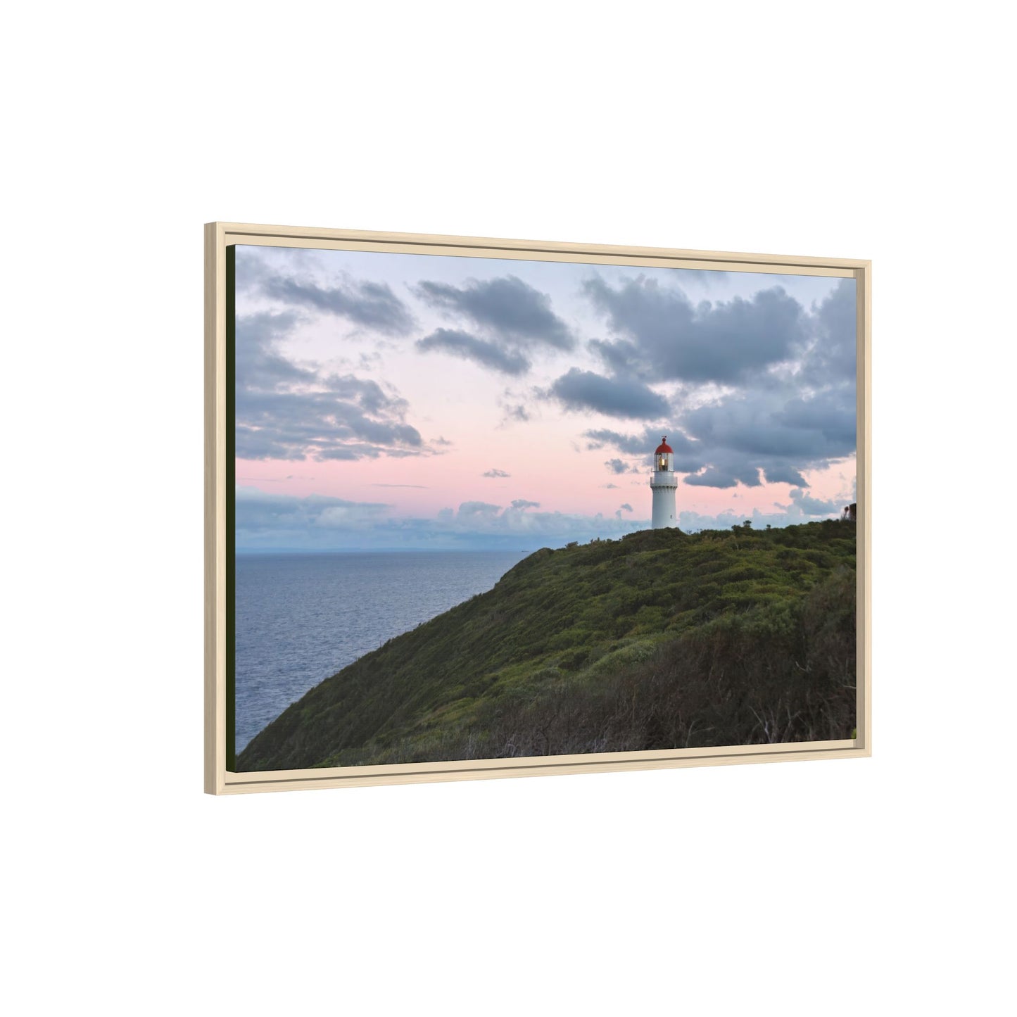 Cape Schank Lighthouse at Sunrise in Winter [6228] | Framed Canvas