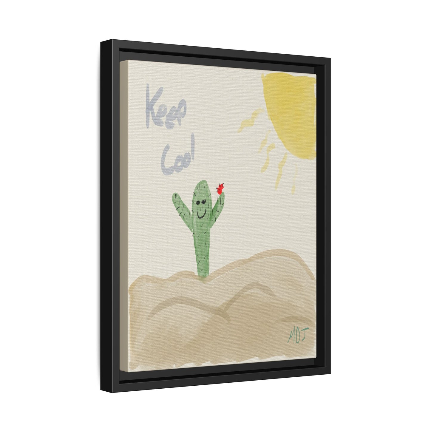 Keep Cool - Framed Canvas Print