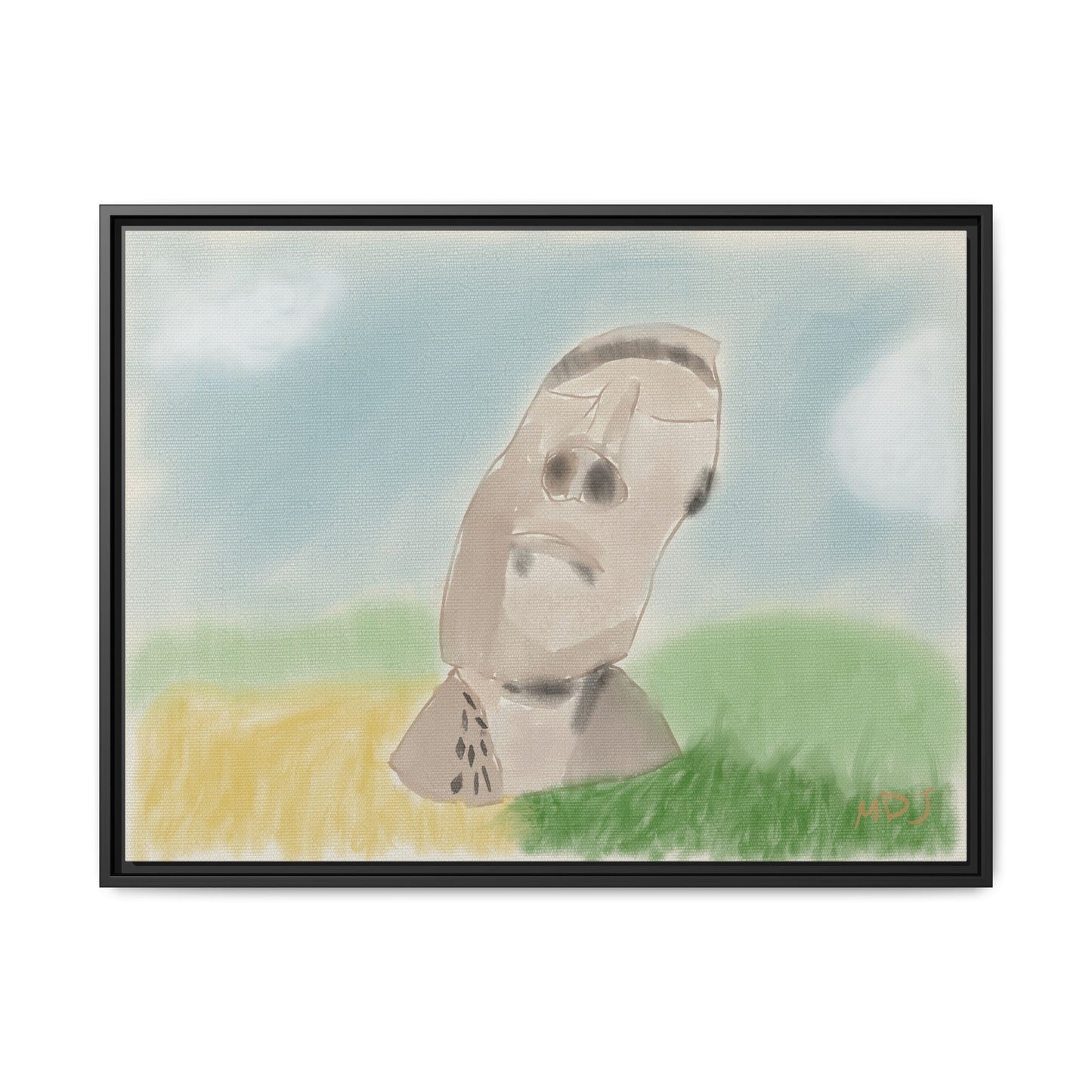 Moai Serenity | The Framed Canvas Deployment