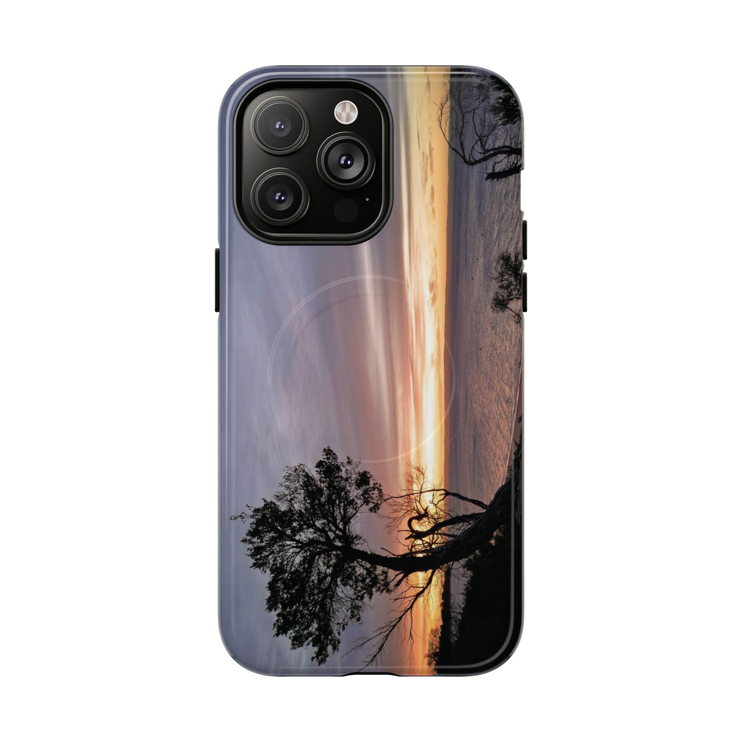 A Tranquil Evening: The Sunset Over Cowes - Tough Magnetic Cases