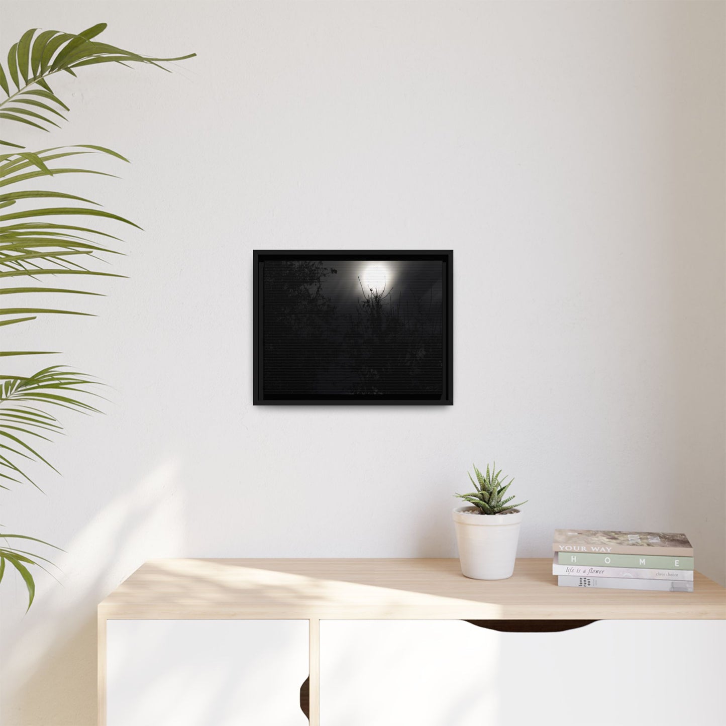 A Dance of Shadows Beneath the Moonlight [28] | Framed Canvas