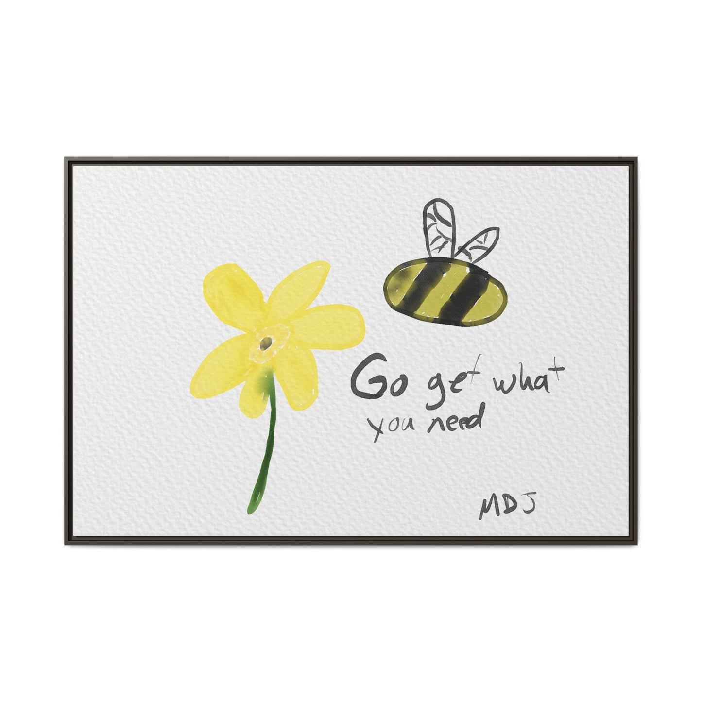 Bumble Flower | The Framed Canvas Deployment