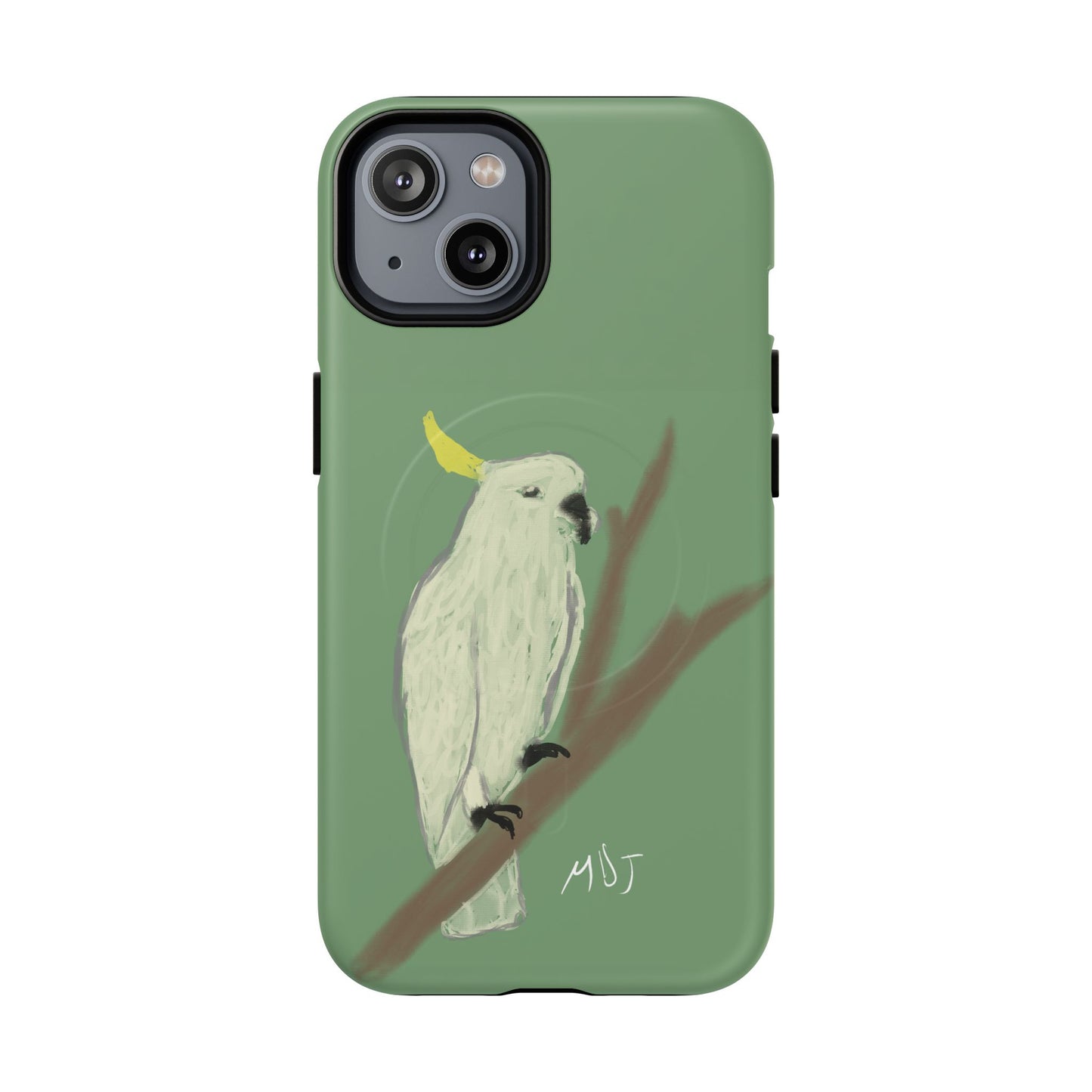 Charme Kakatoès | Coque magnétique robuste (Compatible MagSafe®)