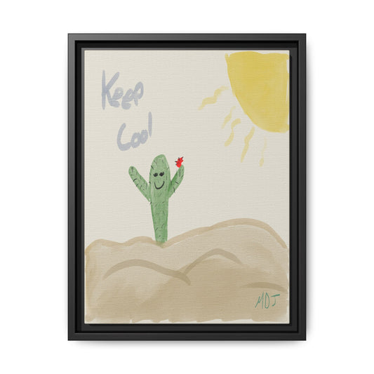 Keep Cool - Framed Canvas Print