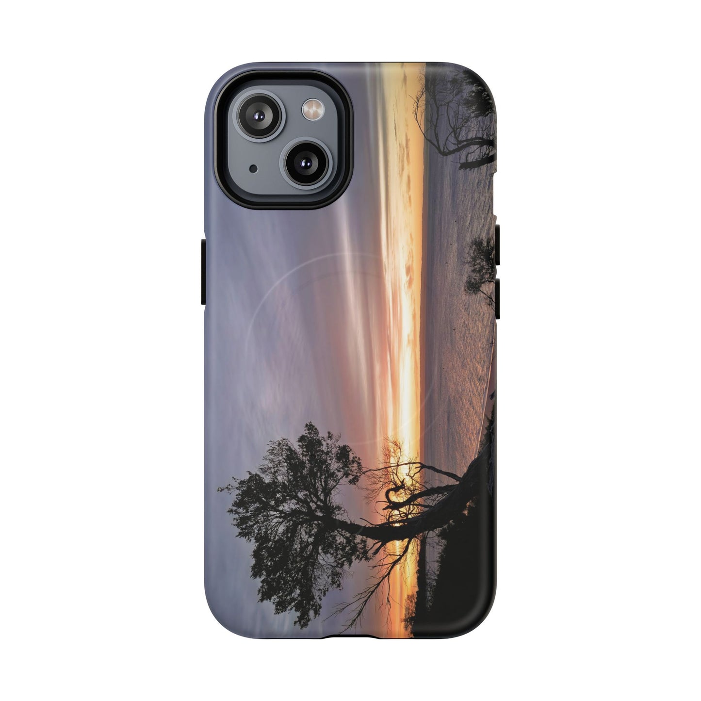 A Tranquil Evening: The Sunset Over Cowes - Tough Magnetic Cases