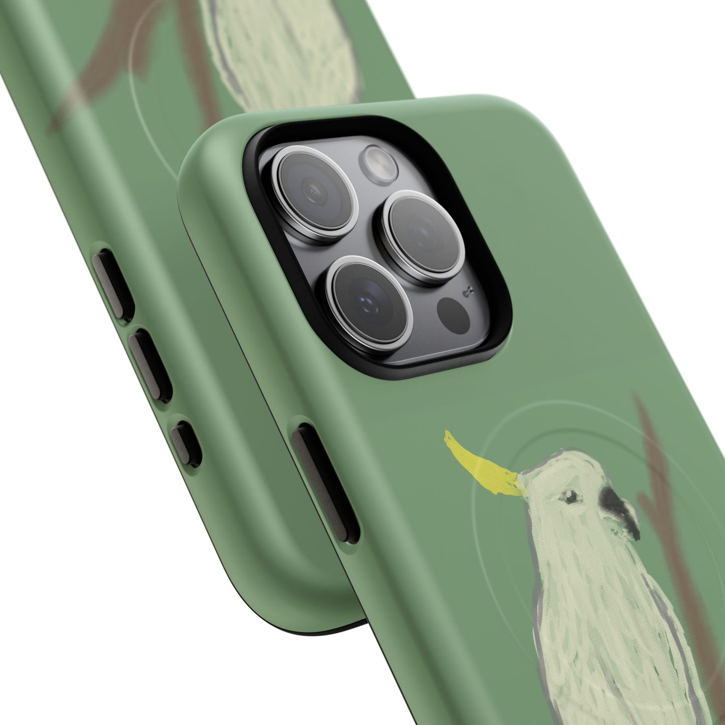 Cockatoo Charm - Tough Magnetic Case (MagSafe® Compatible)