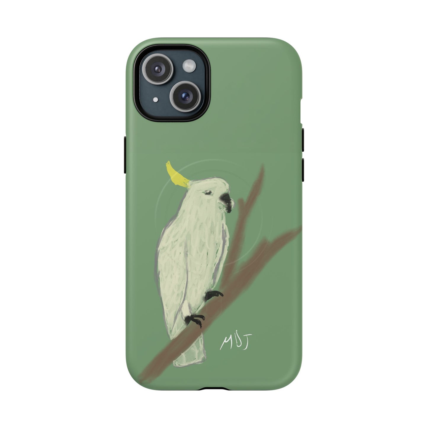 Charme Kakatoès | Coque magnétique robuste (Compatible MagSafe®)