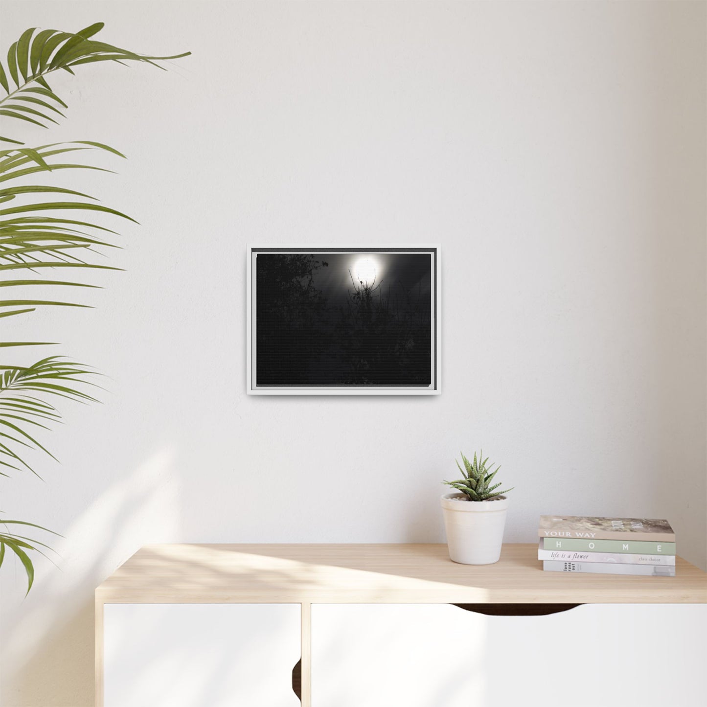 A Dance of Shadows Beneath the Moonlight [28] | Framed Canvas