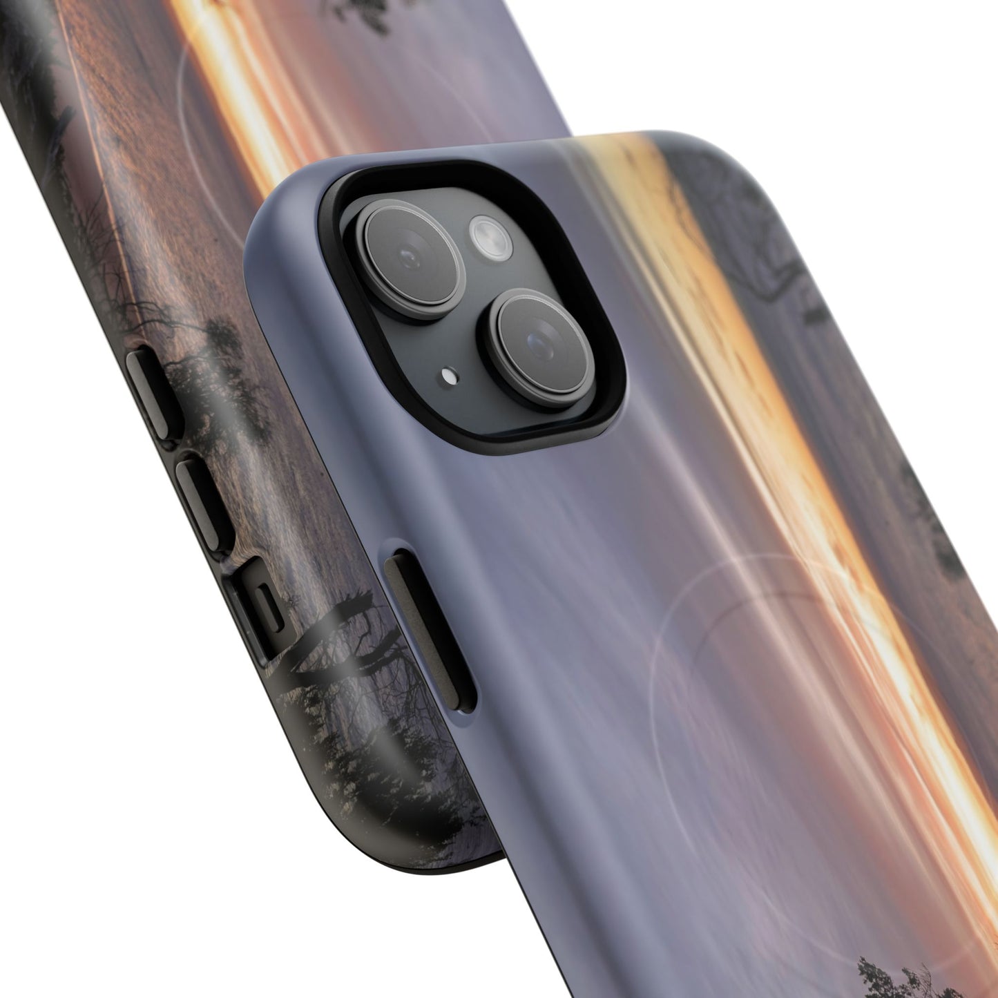 A Tranquil Evening: The Sunset Over Cowes - Tough Magnetic Cases