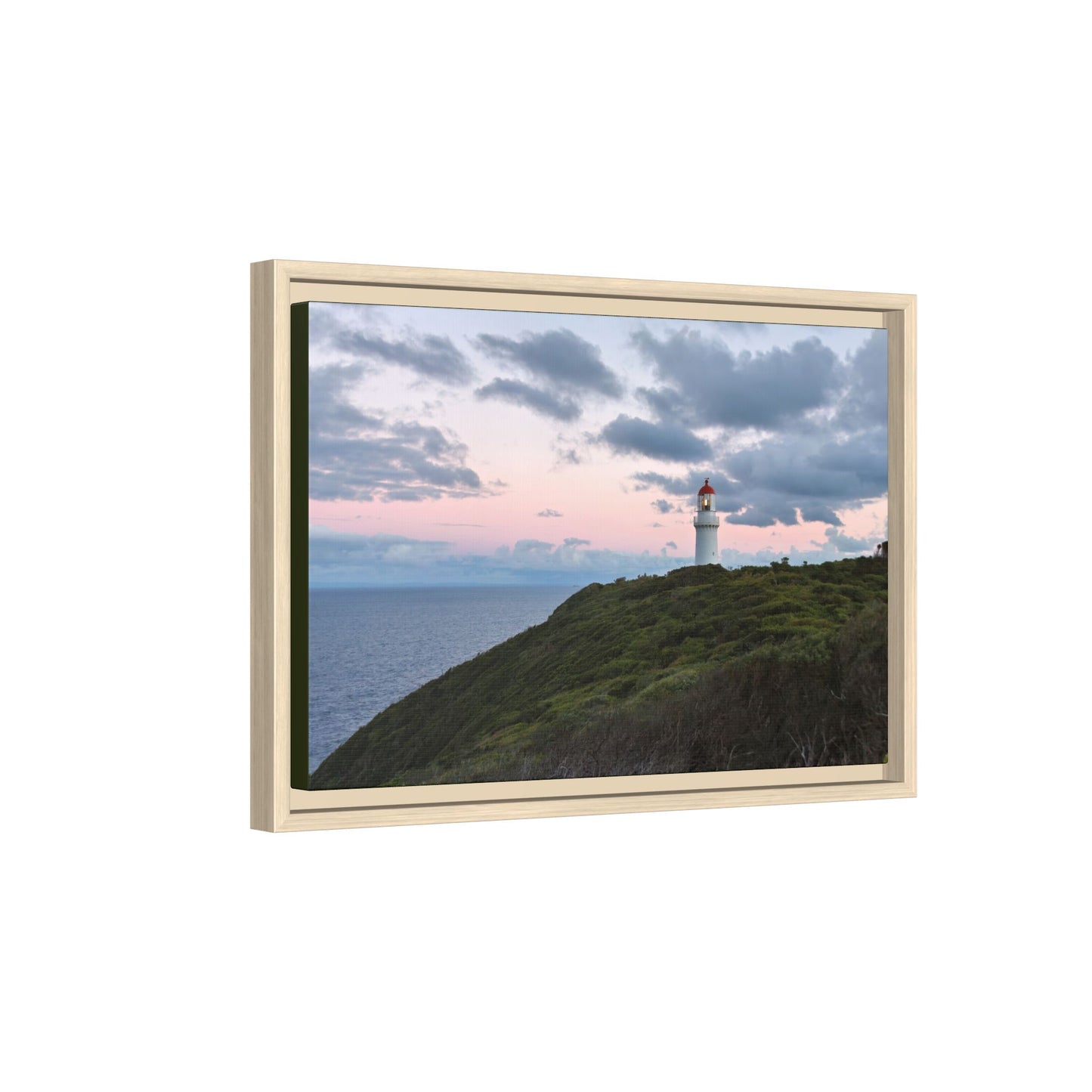Cape Schank Lighthouse at Sunrise in Winter [6228] | Framed Canvas