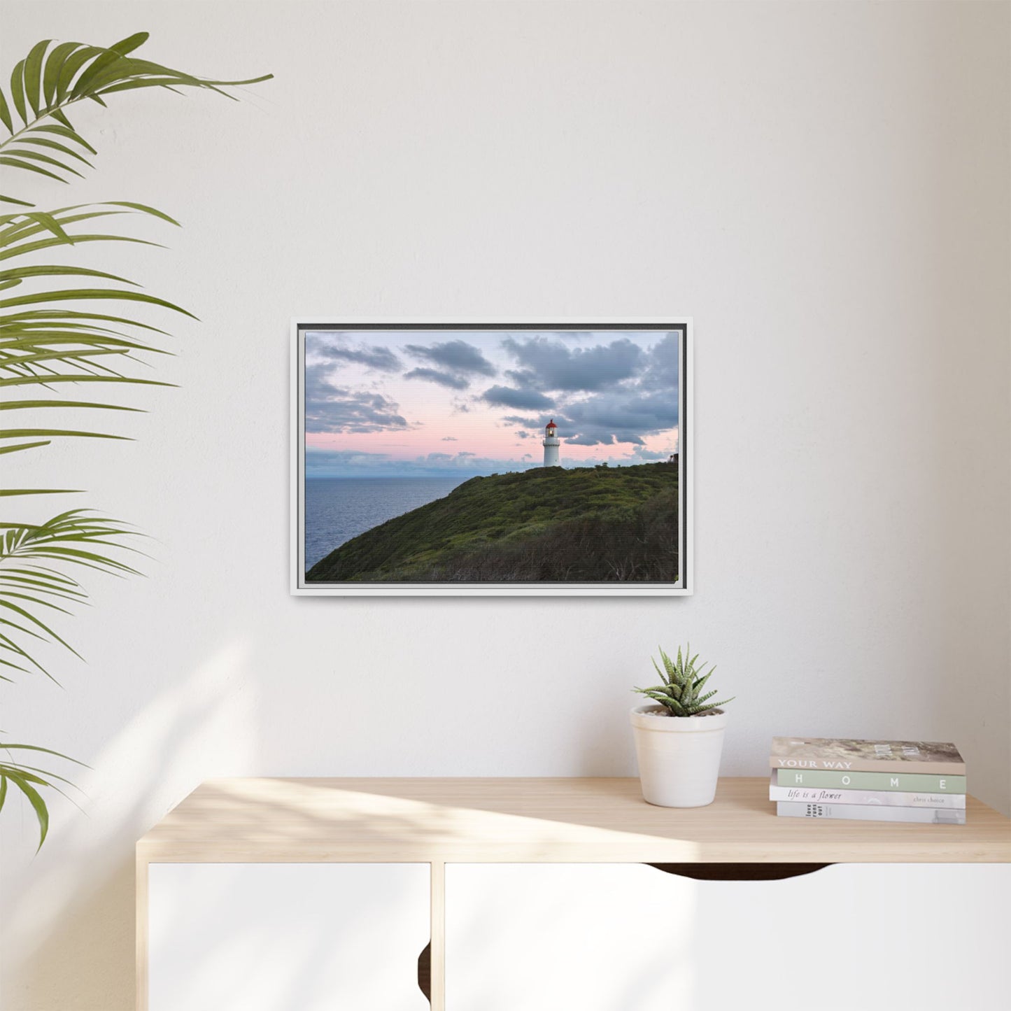 Cape Schank Lighthouse at Sunrise in Winter [6228] | Framed Canvas