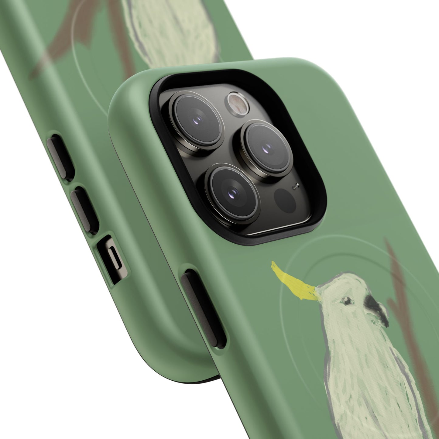 Cockatoo Charm - Tough Magnetic Case (MagSafe® Compatible)