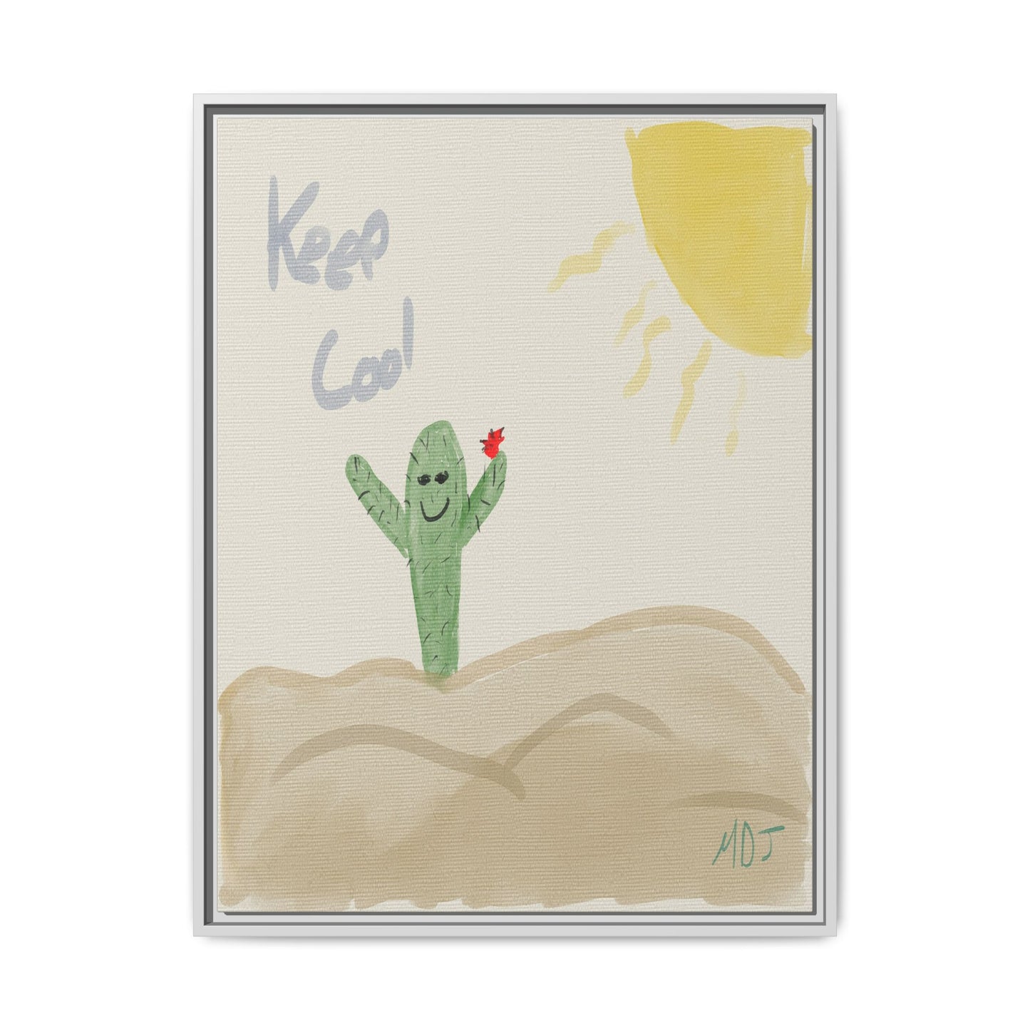 Keep Cool - Framed Canvas Print