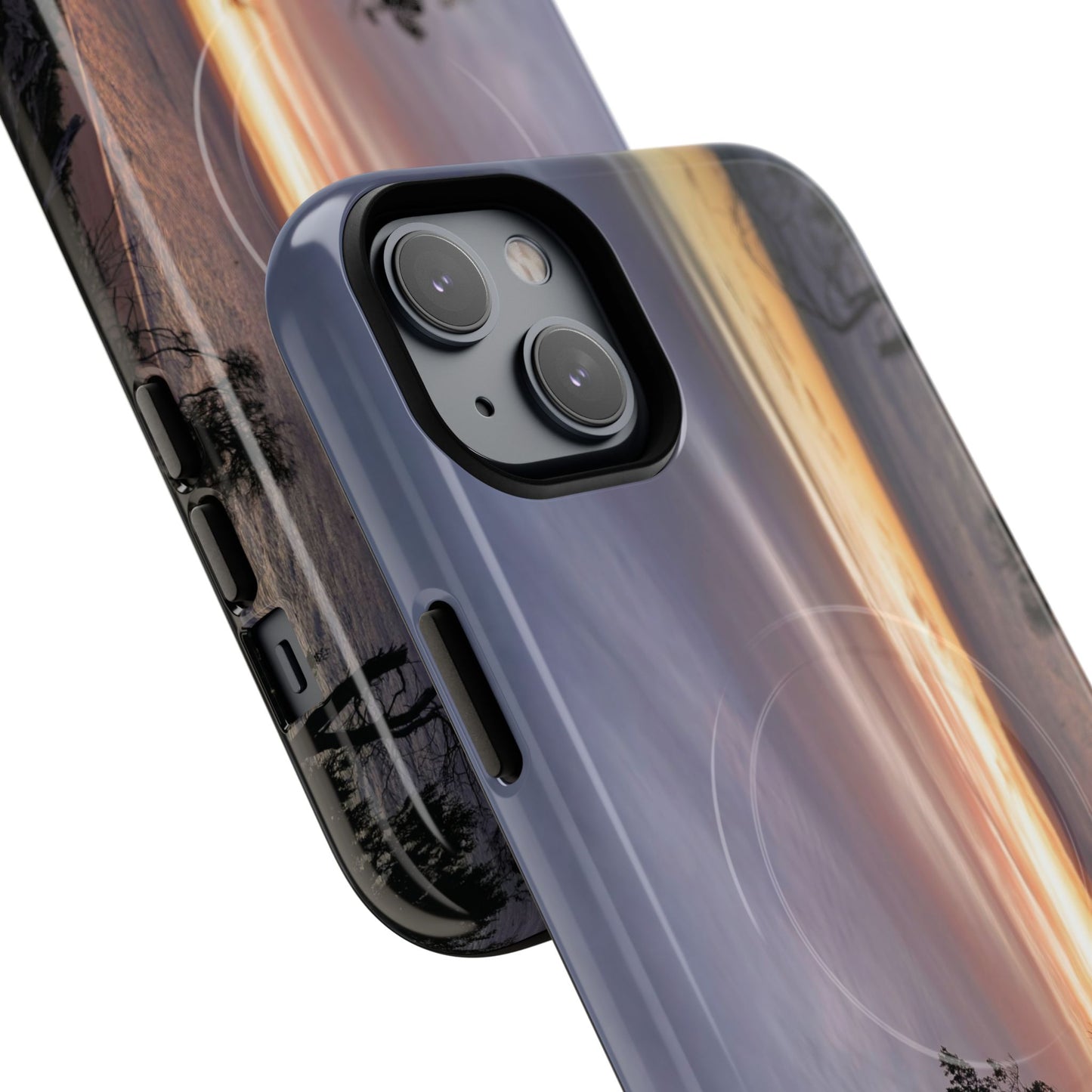 A Tranquil Evening: The Sunset Over Cowes - Tough Magnetic Cases