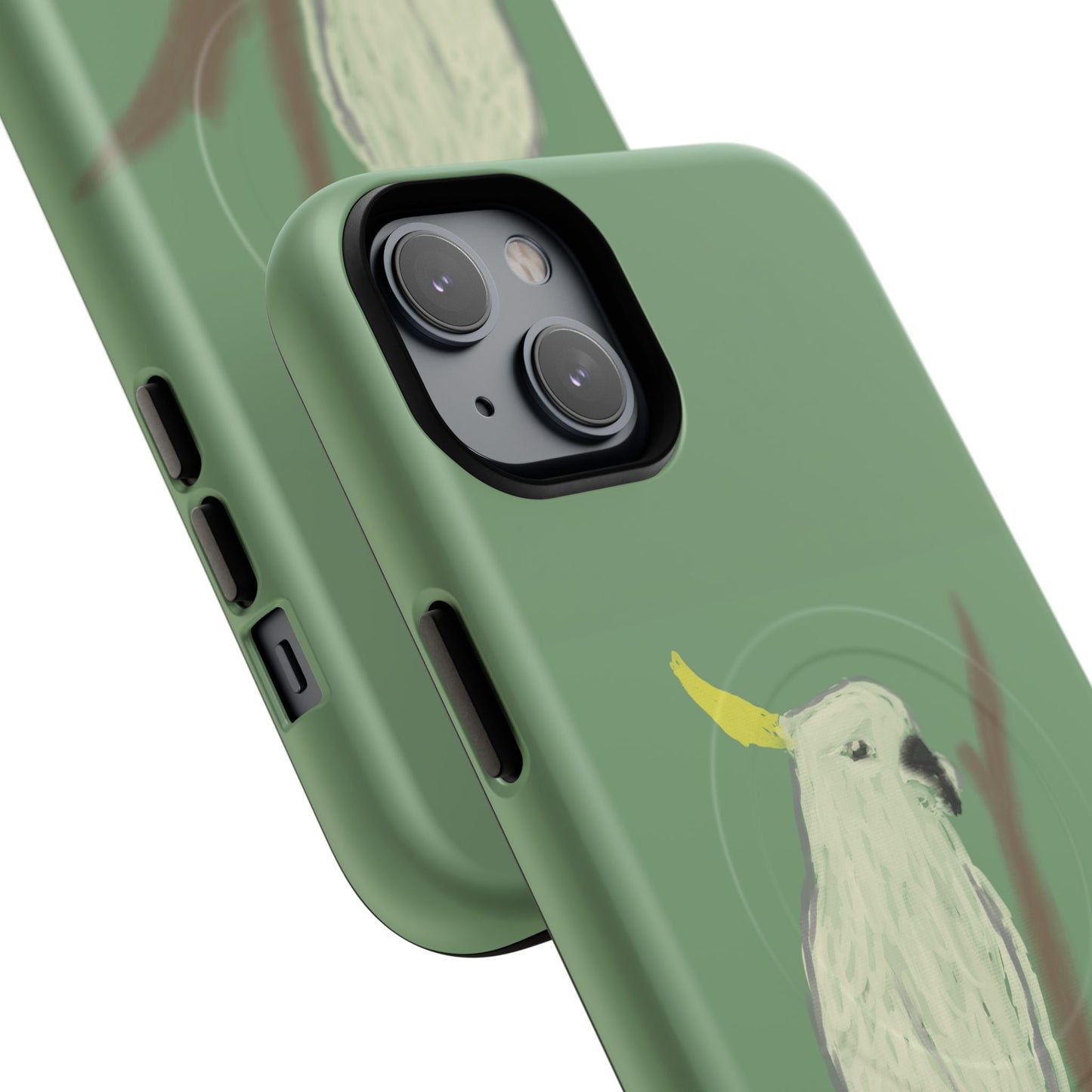 Cockatoo Charm - Tough Magnetic Case (MagSafe® Compatible)