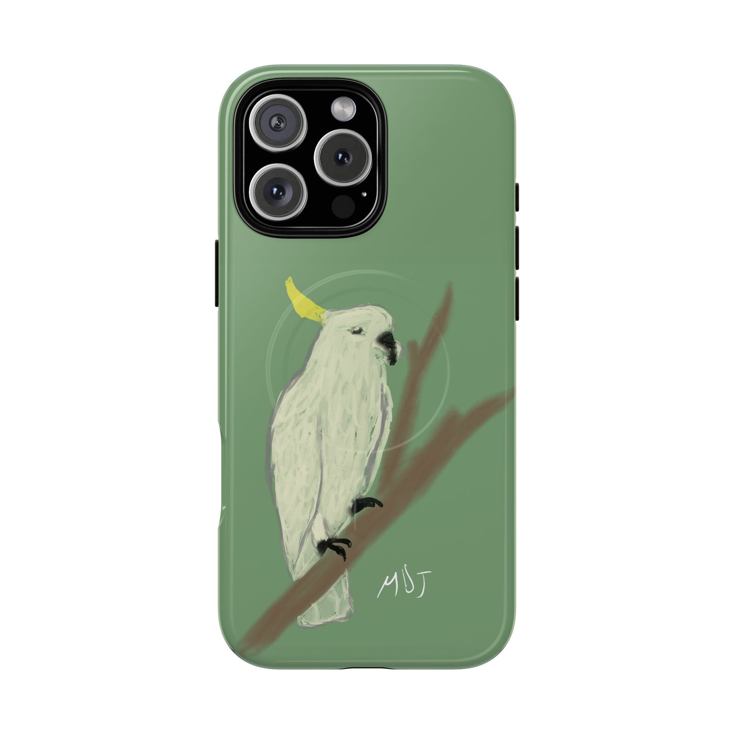 Charme Kakatoès | Coque magnétique robuste (Compatible MagSafe®)