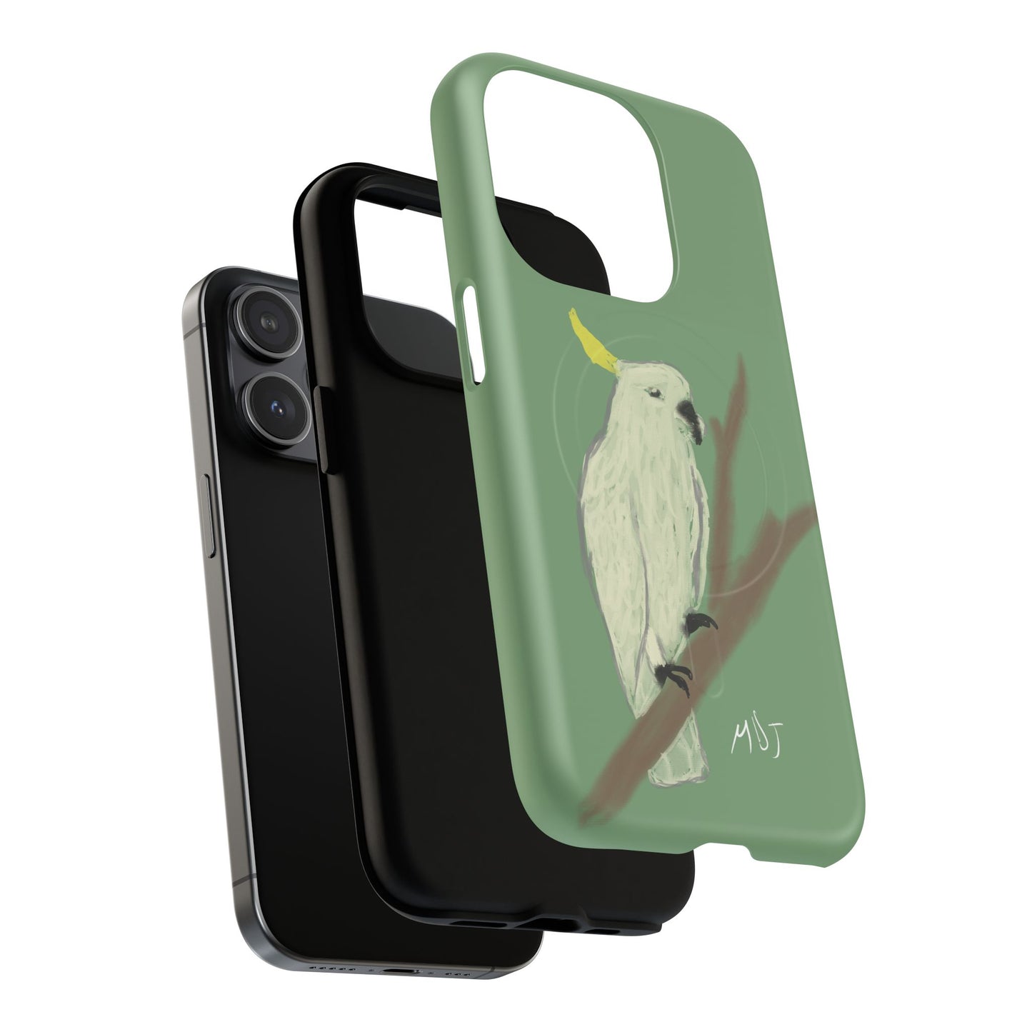 Cockatoo Charm - Tough Magnetic Case (MagSafe® Compatible)