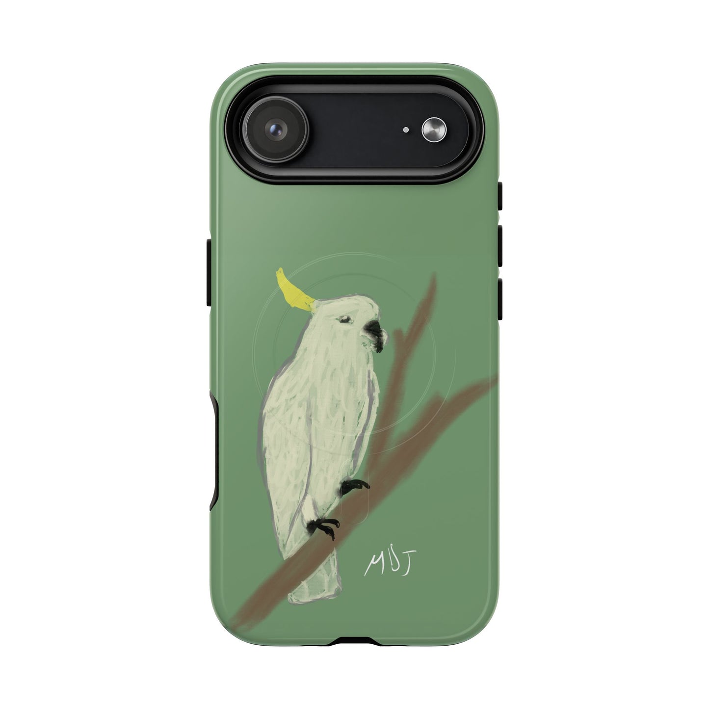 Charme Kakatoès | Coque magnétique robuste (Compatible MagSafe®)
