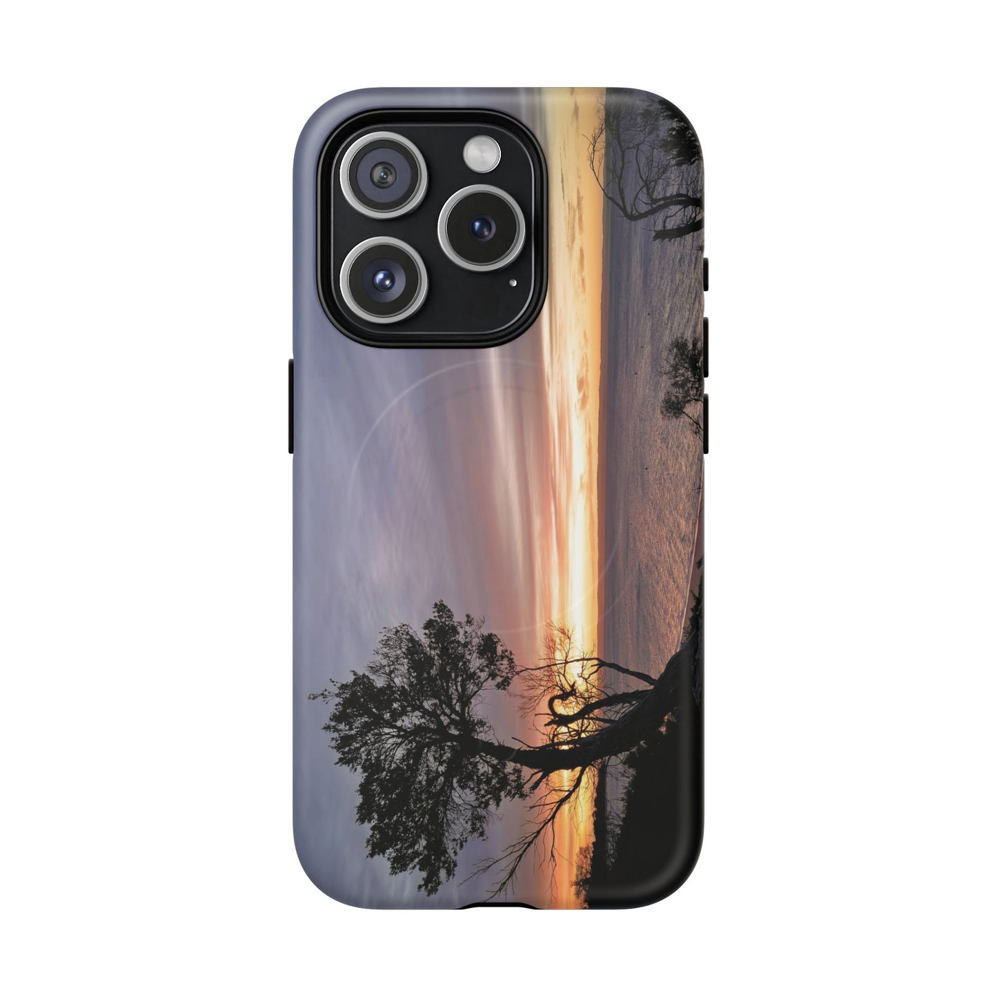 A Tranquil Evening: The Sunset Over Cowes - Tough Magnetic Cases