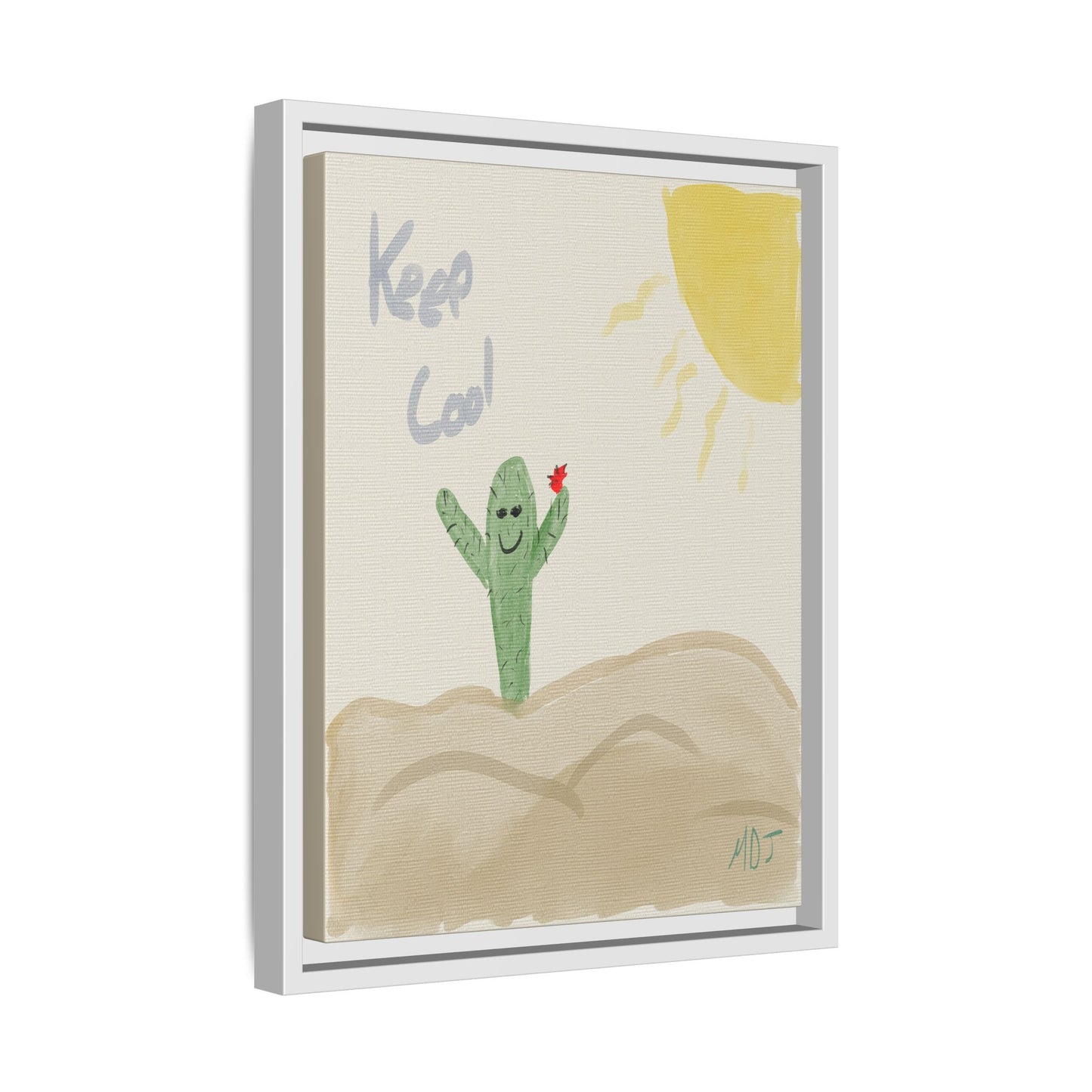 Keep Cool - Framed Canvas Print
