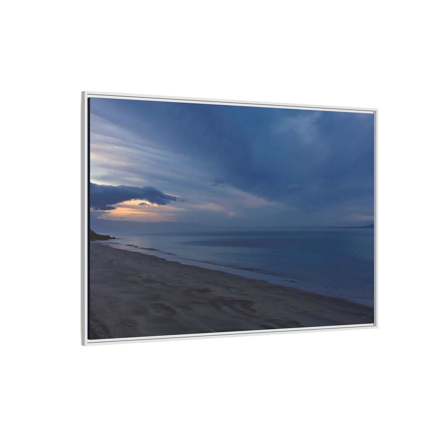 Winter Dawn at Waterloo Beach [6707] | Framed Canvas