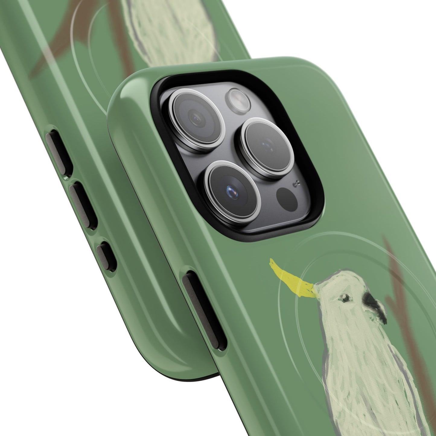 Cockatoo Charm - Tough Magnetic Case (MagSafe® Compatible)