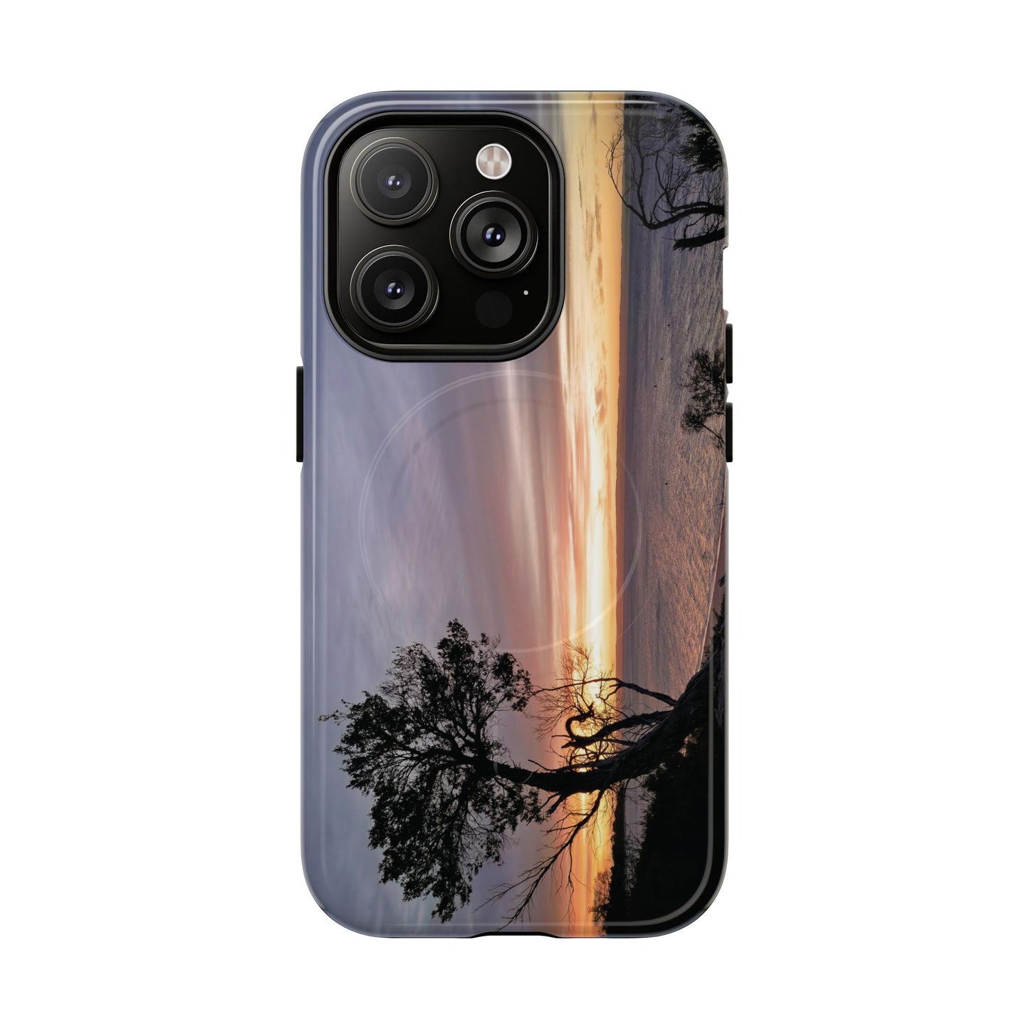 A Tranquil Evening: The Sunset Over Cowes - Tough Magnetic Cases