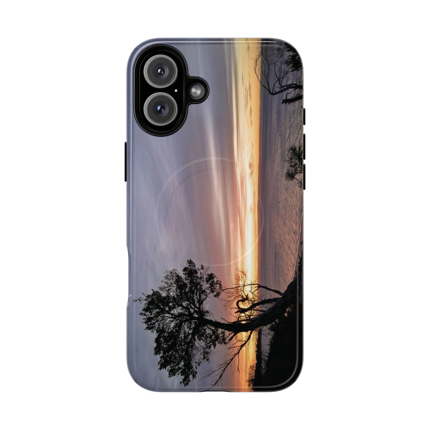 A Tranquil Evening: The Sunset Over Cowes - Tough Magnetic Cases