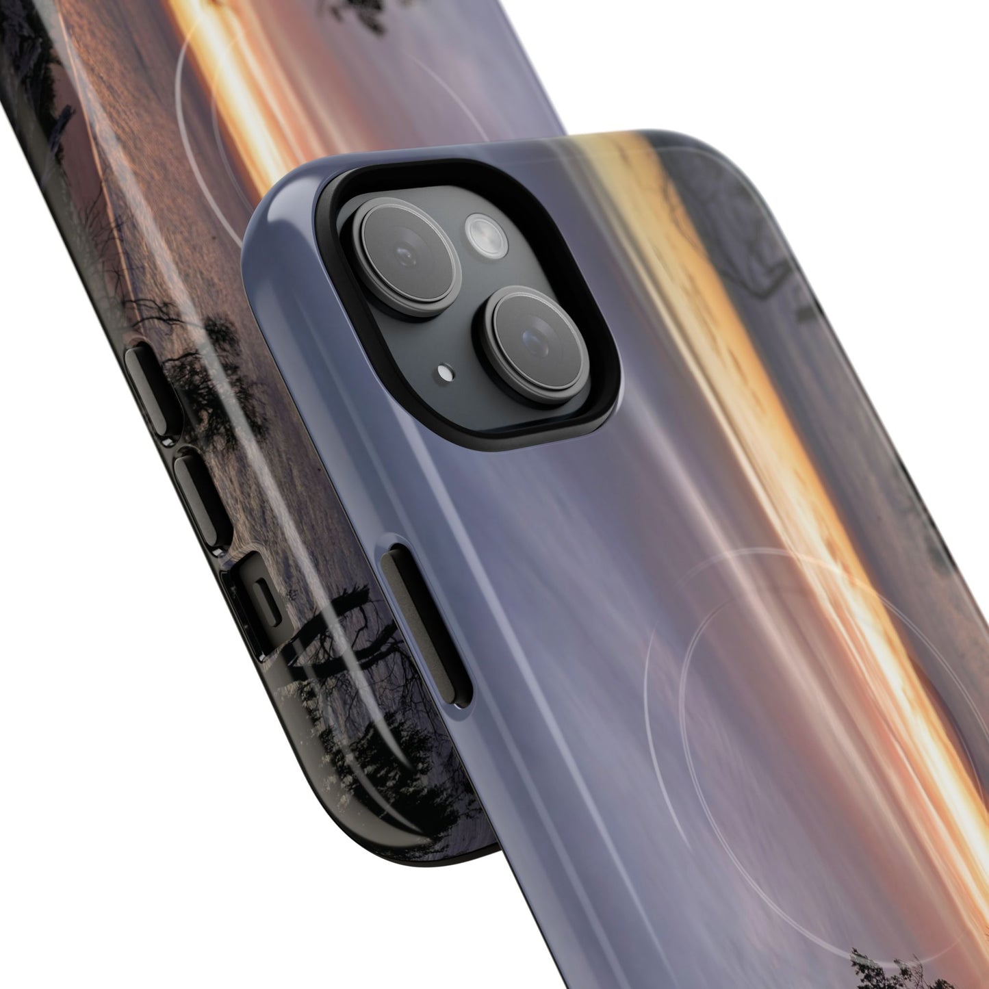 A Tranquil Evening: The Sunset Over Cowes - Tough Magnetic Cases