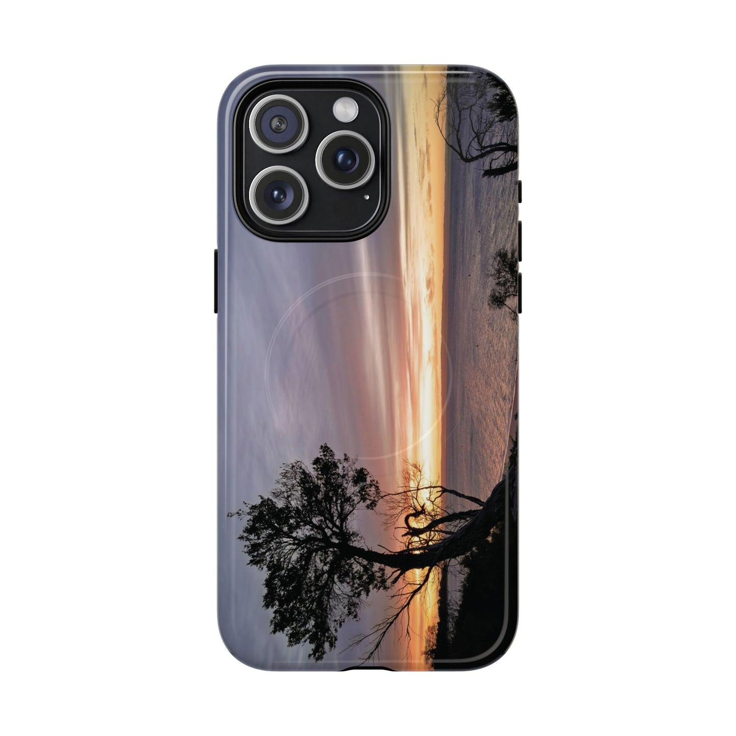 A Tranquil Evening: The Sunset Over Cowes - Tough Magnetic Cases