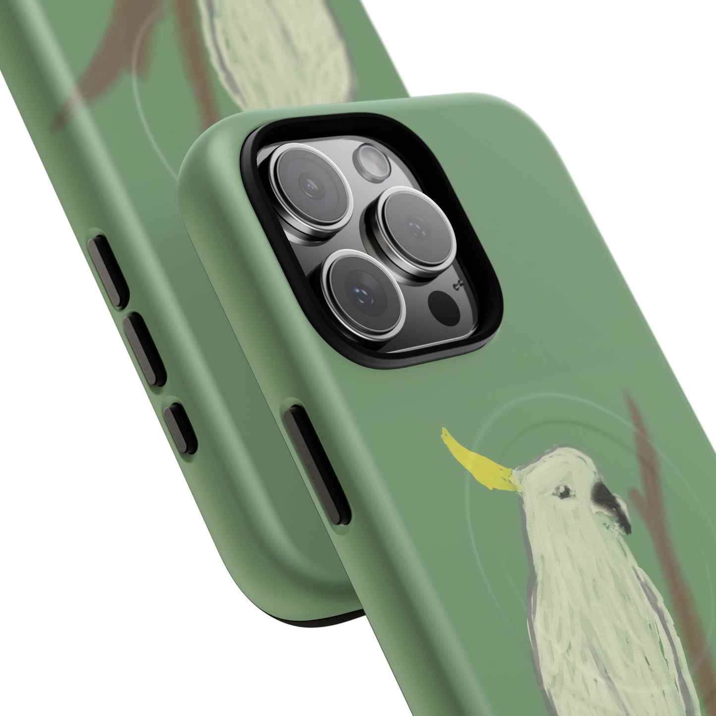 Cockatoo Charm - Tough Magnetic Case (MagSafe® Compatible)