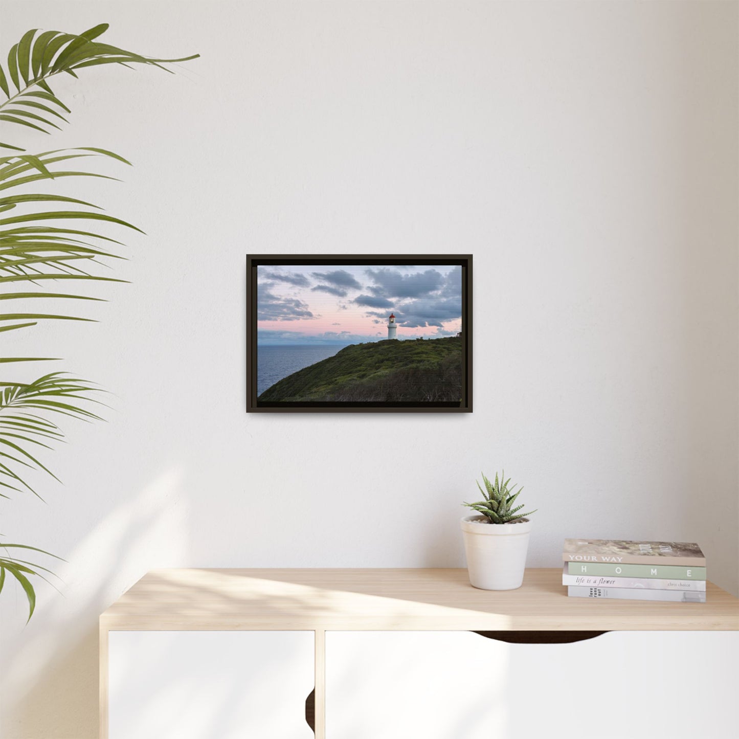 Cape Schank Lighthouse at Sunrise in Winter [6228] | Framed Canvas