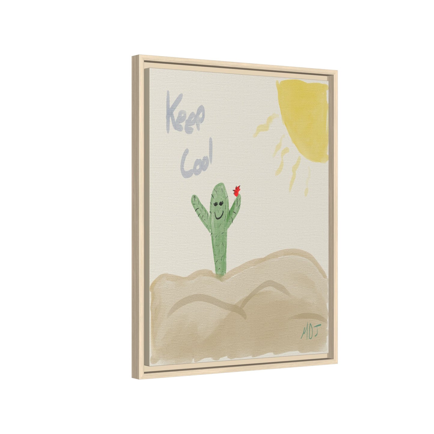 Keep Cool - Framed Canvas Print