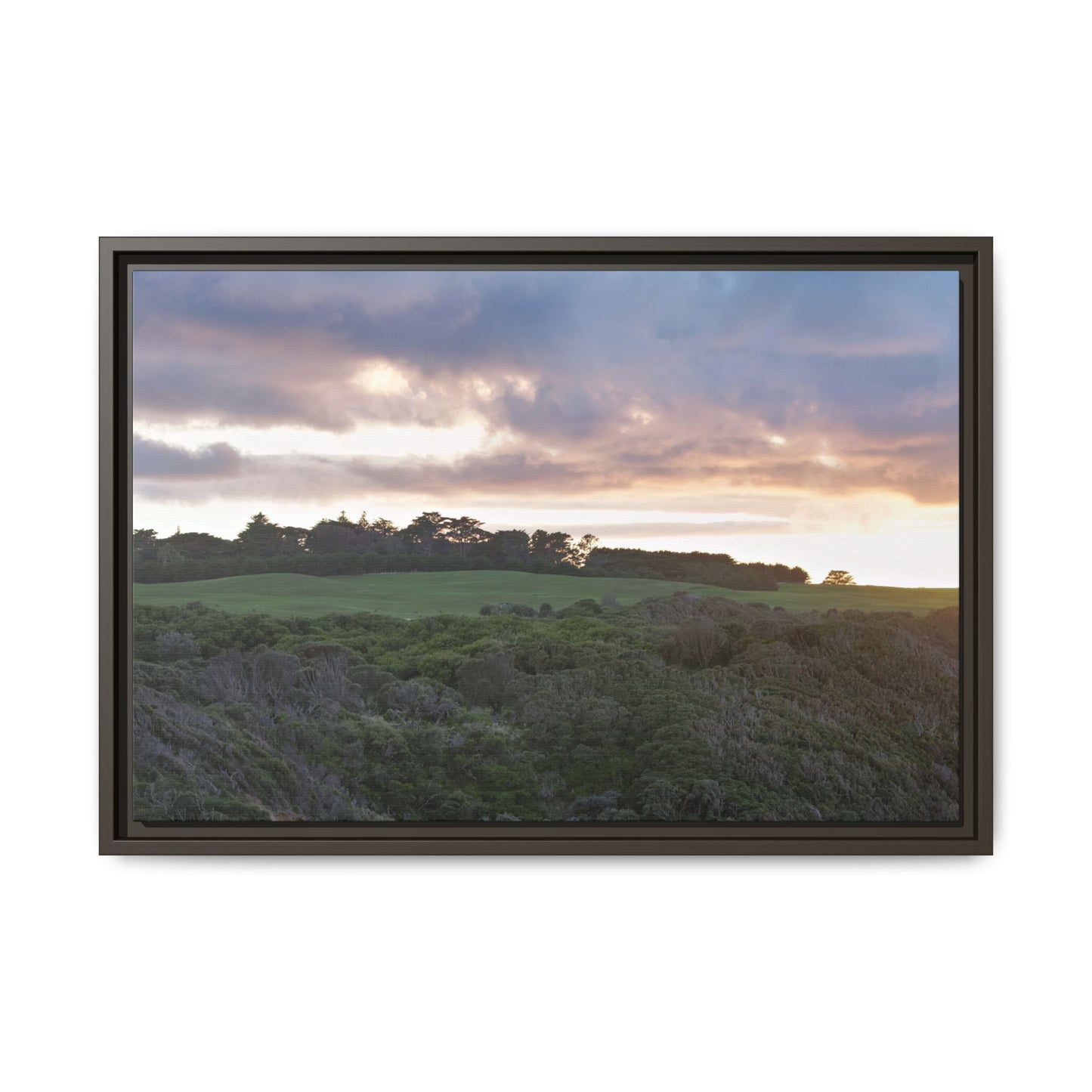 Winter Sunrise on the Mornington Peninsula [6268] | Framed Canvas