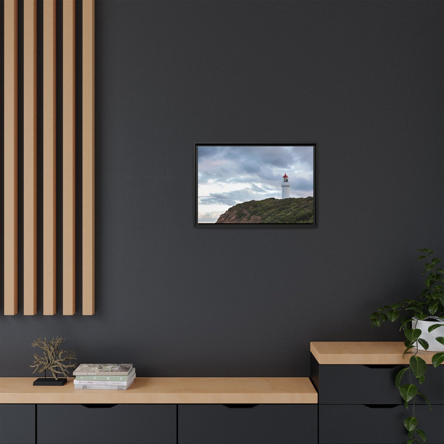 Phare de Cape Schanck par un matin d'hiver [6287] | Toile Encadrée