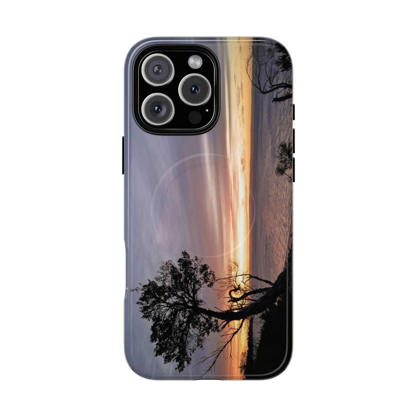 A Tranquil Evening: The Sunset Over Cowes - Tough Magnetic Cases