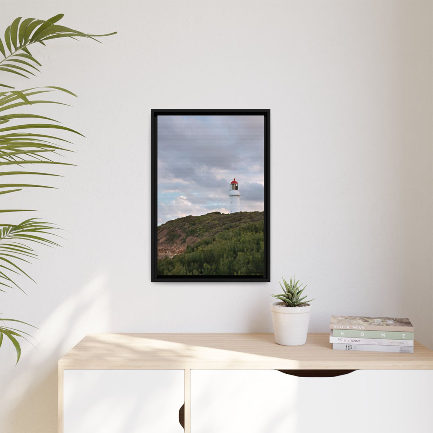 Cape Schank Lighthouse in Winter Light [6286] | Framed Canvas