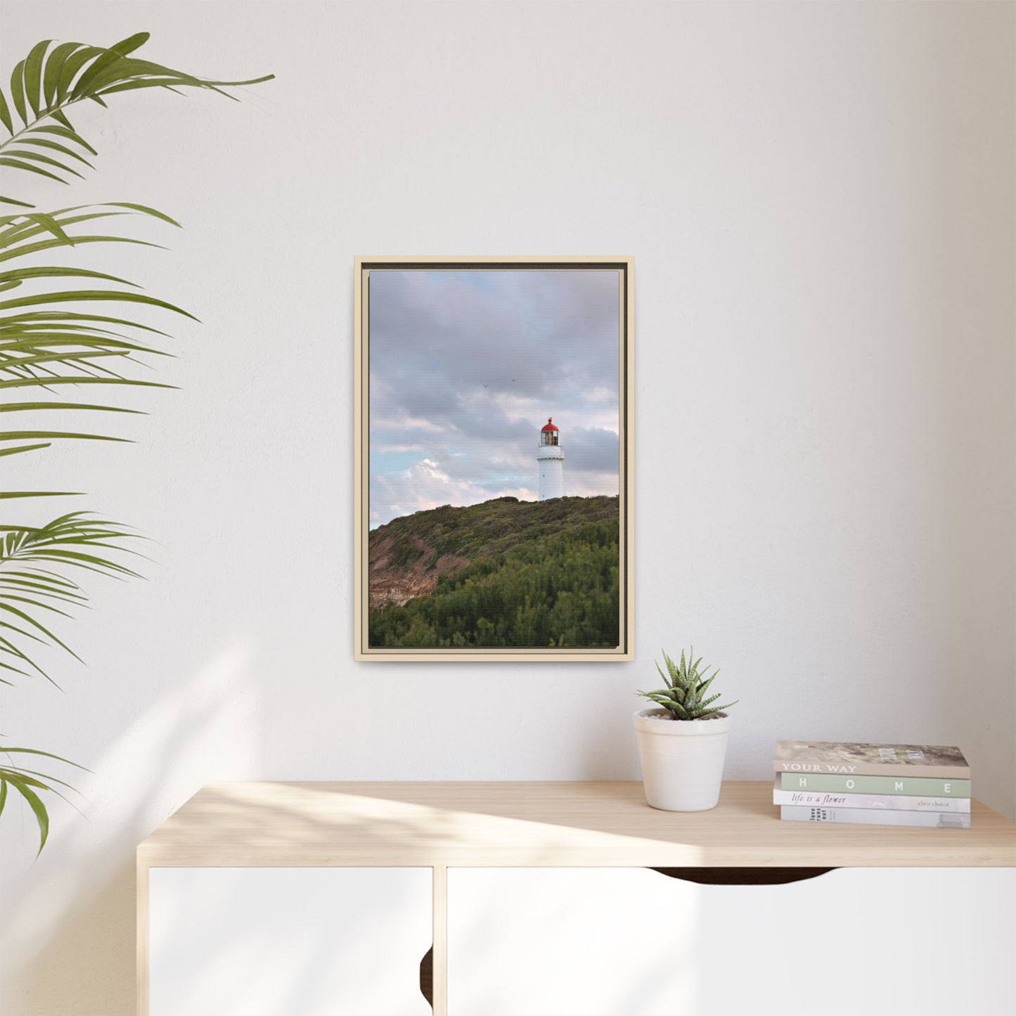 Cape Schank Lighthouse in Winter Light [6286] | Framed Canvas