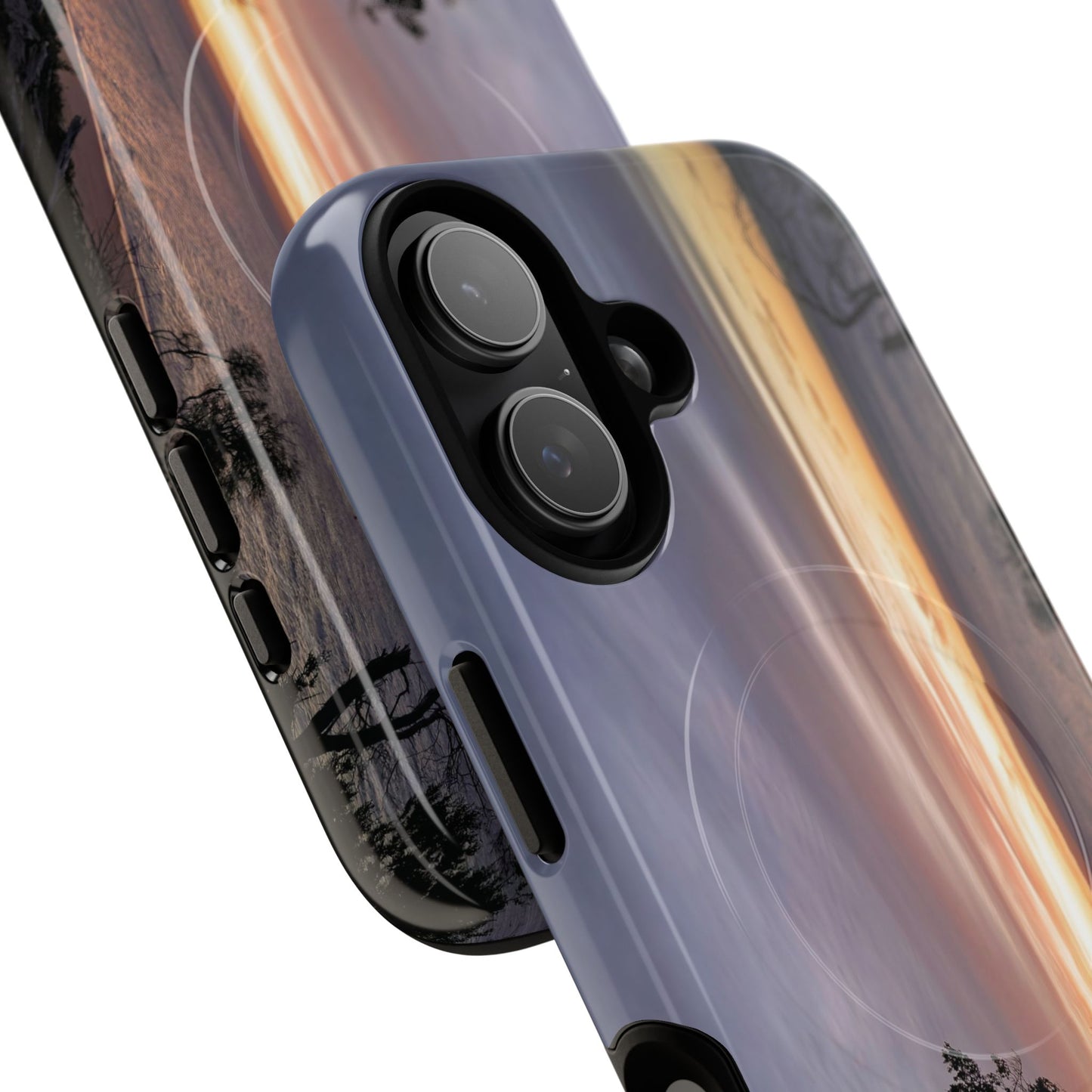 A Tranquil Evening: The Sunset Over Cowes - Tough Magnetic Cases